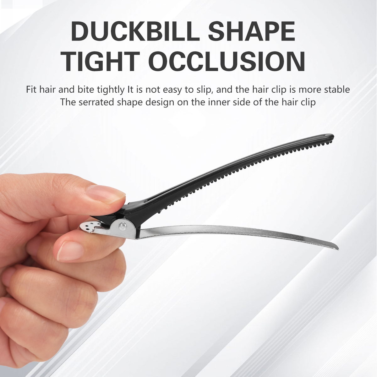 12pcs Hair Care Clips Plastic No trace Hairdressing Clip Clamps Barber Hair Cut Use Styling Tools Hairpin Hair Accessories