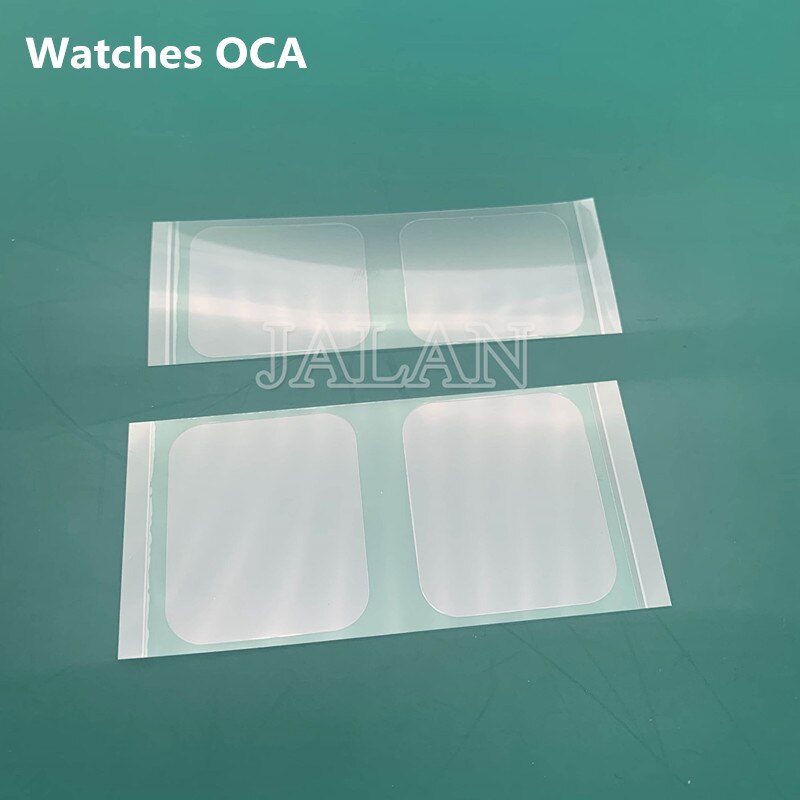 50Pcs Horloges Oca Film Voor Iwatch S5 S4 S3 S2 S1 Touch Glas Vervanging Reparatie 38Mm 42Mm 40Mm 44Mm Oca