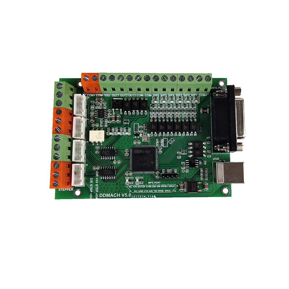 Carte de contrôle de mouvement usb-mach3, 4 axes, 125KHz, machine à graver CNC, avec interface de volant