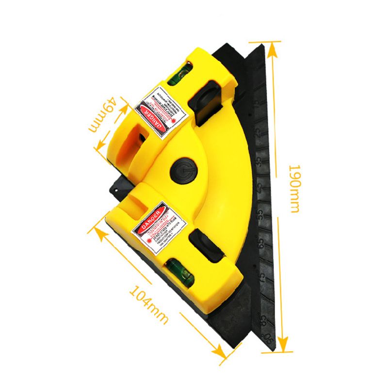 Wall Tile 90 Degree Level Instrument Infrared Right Angle Line Instrument