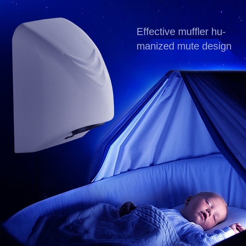 1200w Hotel Automatic Hand Dryer Automatic Hand Dryer Sensor Household Hand-drying Device Bathroom Air Electric Heater Wind