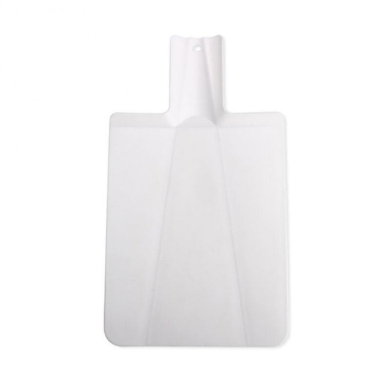 1pc vikbara skärblock matkvalitet plastgrönsakskärbräda multifunktionskökstillbehör 38.2*21.5 cm: Vit 38.2 x 21.5cm
