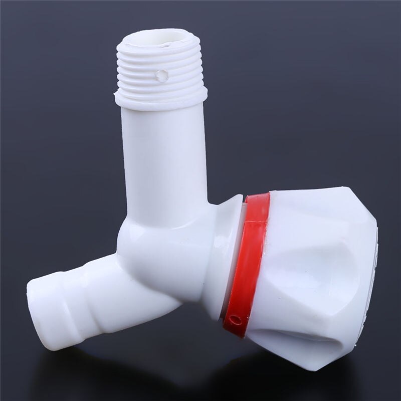 White Plastic Washing Machine Tap Fast On Faucet Bibcock Laundry Mop Pool Tap White Plastic Kitchen Faucet