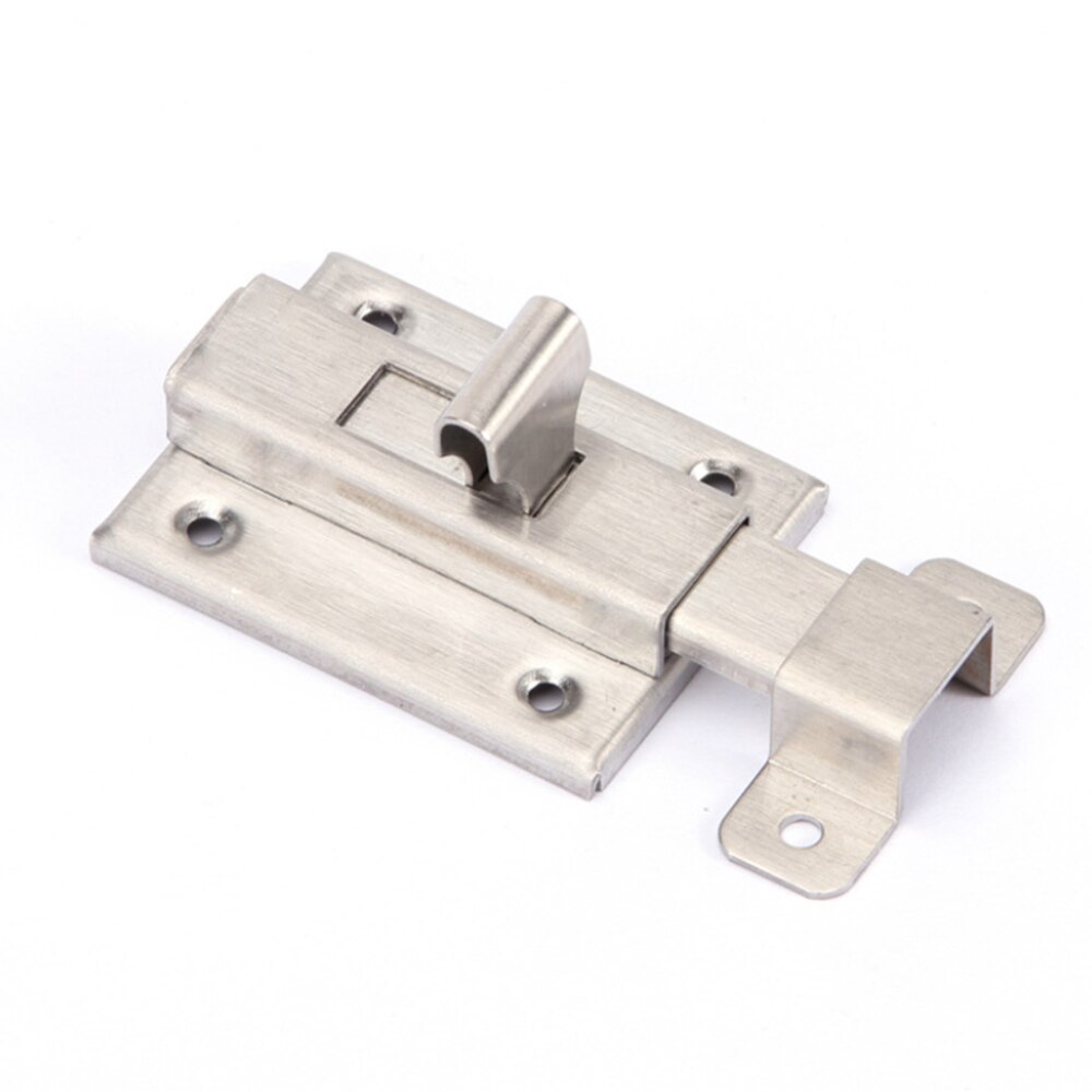 Stainless steel 2 inch 3 inch 4 inch small latch Security door mounted door latch Bathroom latch door buckle