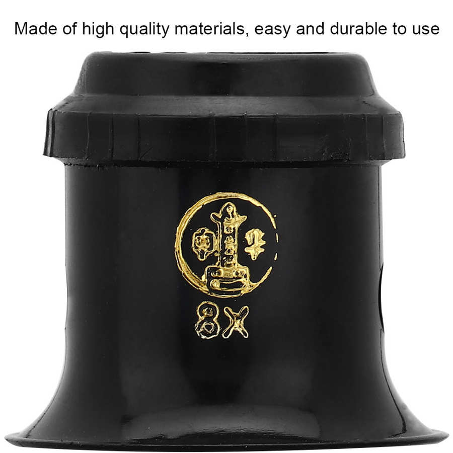 3X 4X 5X 8X Magnifying Glasses Watch Repair Magnifier Jeweler Loupe