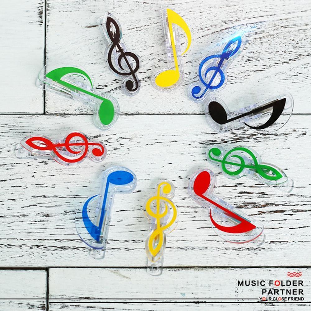 Muziekboek notitie clip plastic piano muziekboek pagina g clip sleutel muziek accessoires clip  p4 q 3
