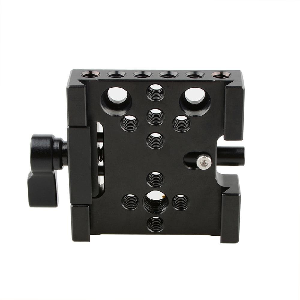 Quick Release Plate Voor Manfrotto 577 501 Camera Statief Grondplaat 60Mm 1/4 &quot;3/8&quot; Schroef Gaten Dslr Kooi rig Rail Mount Qr Board