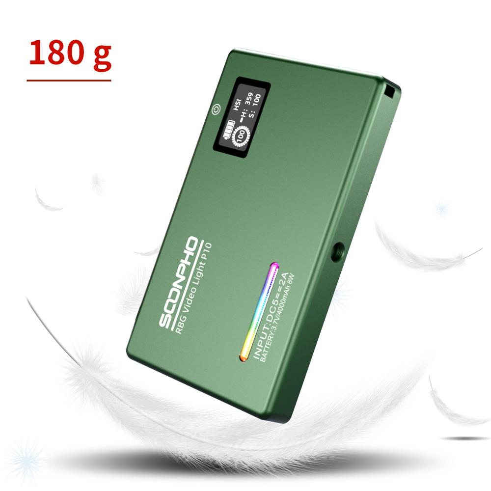 Soonpho Rgb Led Camera Licht Full Color Output Video Light Kit Dimbare 2500K-8500K Bi-Kleur panel Licht Met Cri 95 +