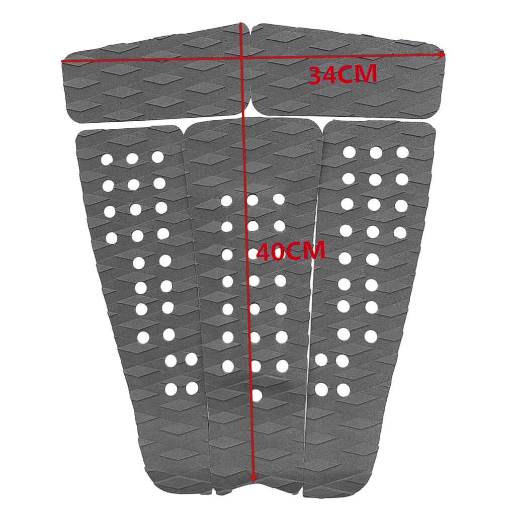 Tabla de surf EVA Premium con ranurado de diamantes, 5 piezas, SUP, agarre de la cubierta de tracción, almohadilla trasera, accesorios para deportes acuáticos, surf, 4 colores
