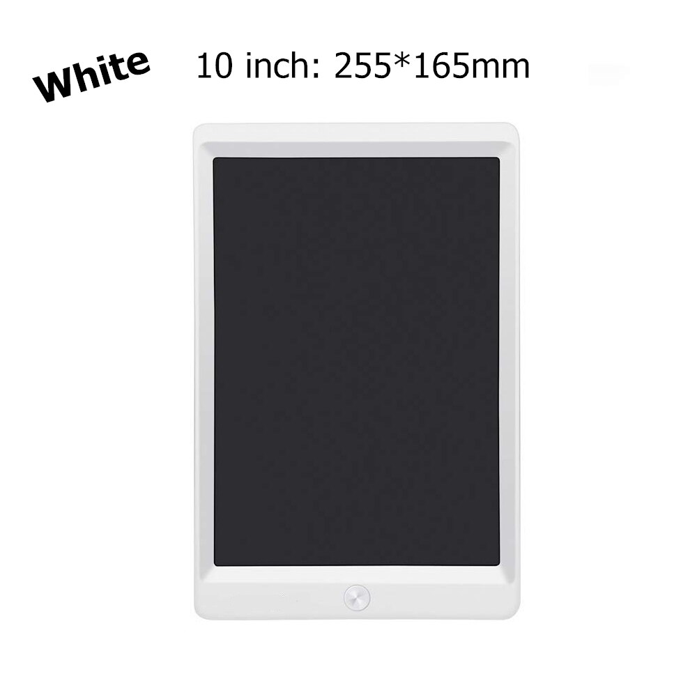 Tableta de escritura LCD de 10 pulgadas, tableta gráfica Digital, tableta de dibujo electrónico a mano, tablero de dibujo, Bloc de notas, tablero de pintura con bolígrafo para niños, 8,5: White 10 inch