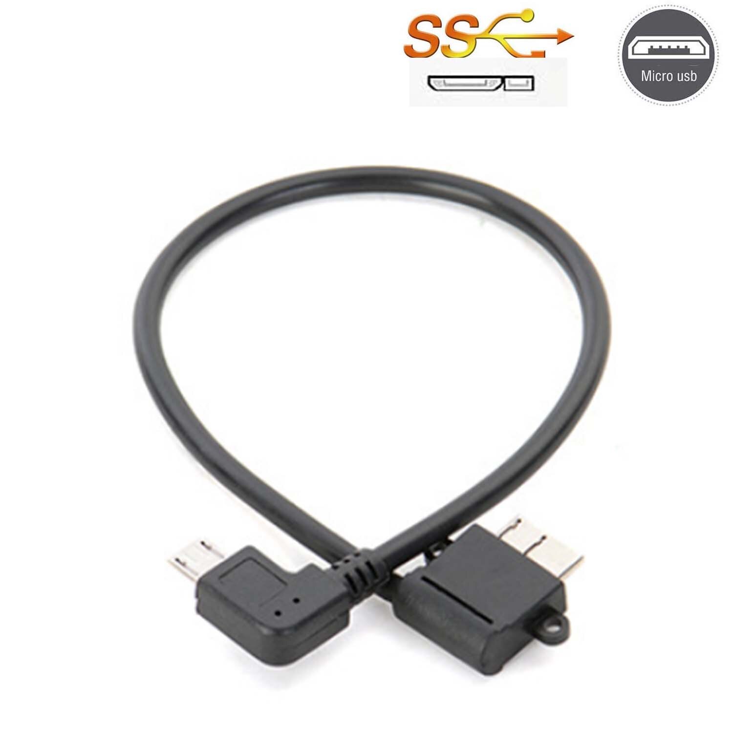 Micro Usb 2.0 Naar Usb 3.0 Micro B Kabel Connector Voor Hard Drive Smartphone Mobiele Telefoon Pc