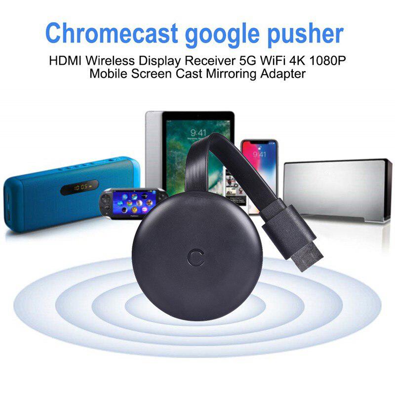 G12 Tv Stick Voor Chromecast 4K Hd Hdmi Media Player 5G/2.4G Wifi Display Dongle Screen mirroring 1080P Hd Tv Voor Google Thuis