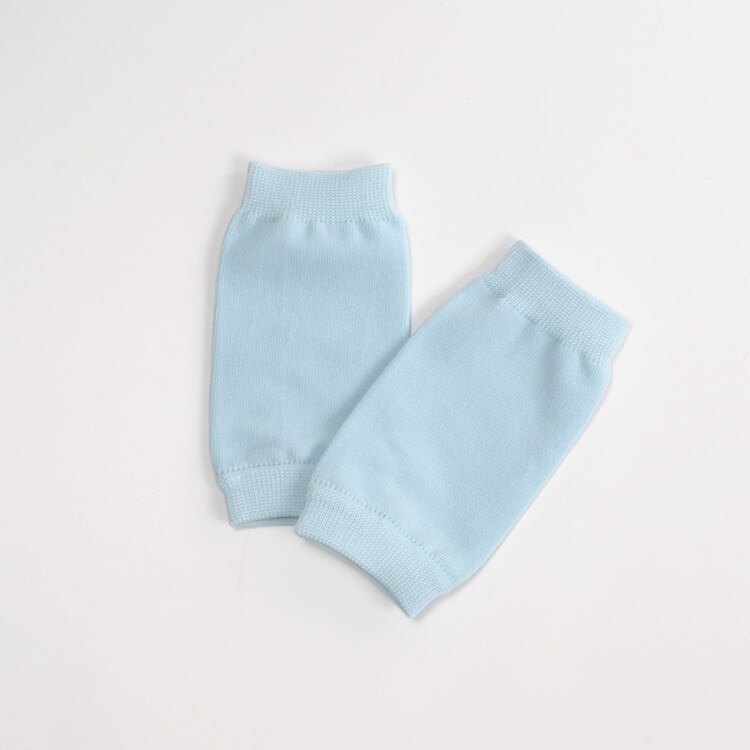 16cm nyfødte knæpuder til gennemsøgning af babypiger drenge forårssokker til småbørn knæhøje sokker slikfarve 6 farver: Blå