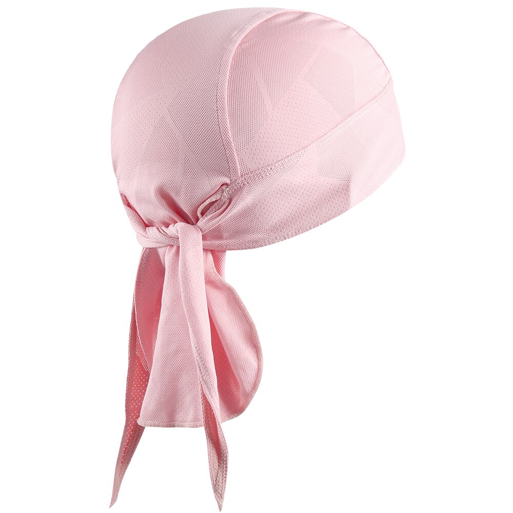 Chapeaux de Pirate pour hommes, casquette de vélo, bonnet de Sport réglable, cyclisme, chapeau d'équitation, écharpe, doublure, Bandana pour femmes: 09 Light Pink
