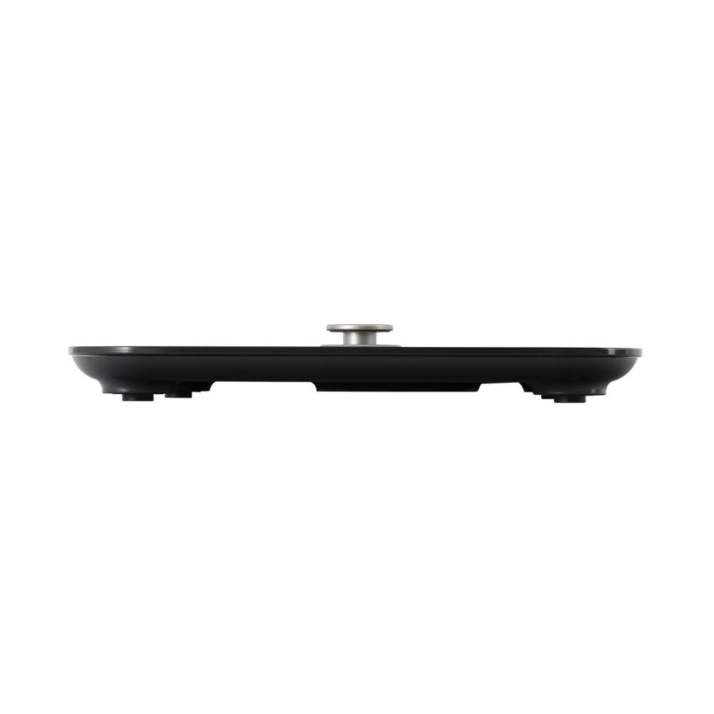 IKOHS Exiges báscula de baño bascula digital peso corporal sin Pilas negro y blanco Peso Max 150KG Garantía 2 Años apagado automático, reinicio automático (a cero) e indicación de sobrecarga