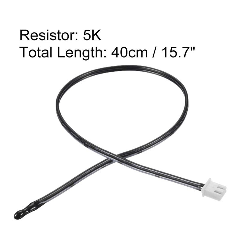 Sonda Termistor NTC de 100 pulgadas, Sensor de temperatura sensible a la temperatura epoxi para aire acondicionado, 5K, 10K, 15K, 20K, 25K, 50K, 15,7 K, 20 Uds.: 5K 20Pcs