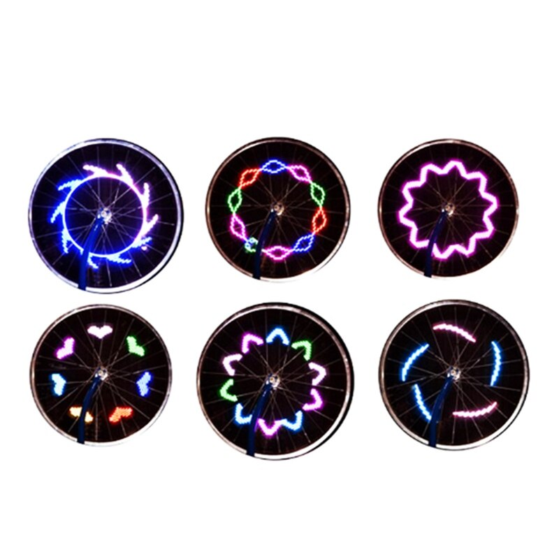 Bike Bright Spokes Premium LED Bike Wheel Lights for Bicycle Road Mountain Outdoor Bicycle tire decoration lights