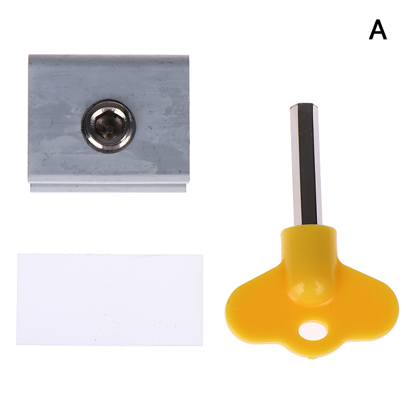Door window lock restrictor aluminum kid security window limit safety keylock happy: 10mm