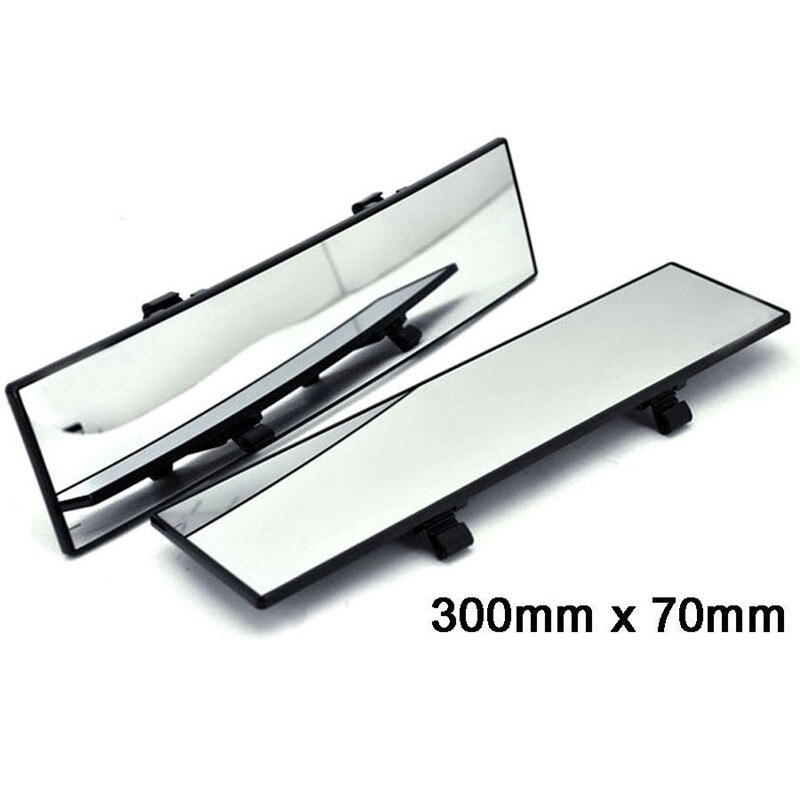 1Pcs 300mm Curved Rear View Mirror Universal Wide Angle Rear View Mirror Car Interior Mirrors Rearview Mirror