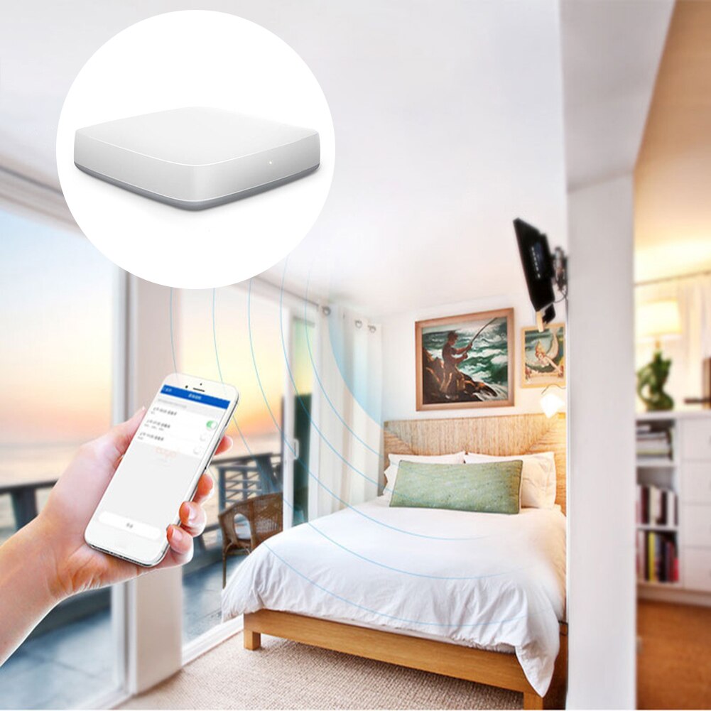 Tuya ZigBee Smart Gateway Hub Bridge APP Voice Wireless Remote Controller for App Voice Remote Control