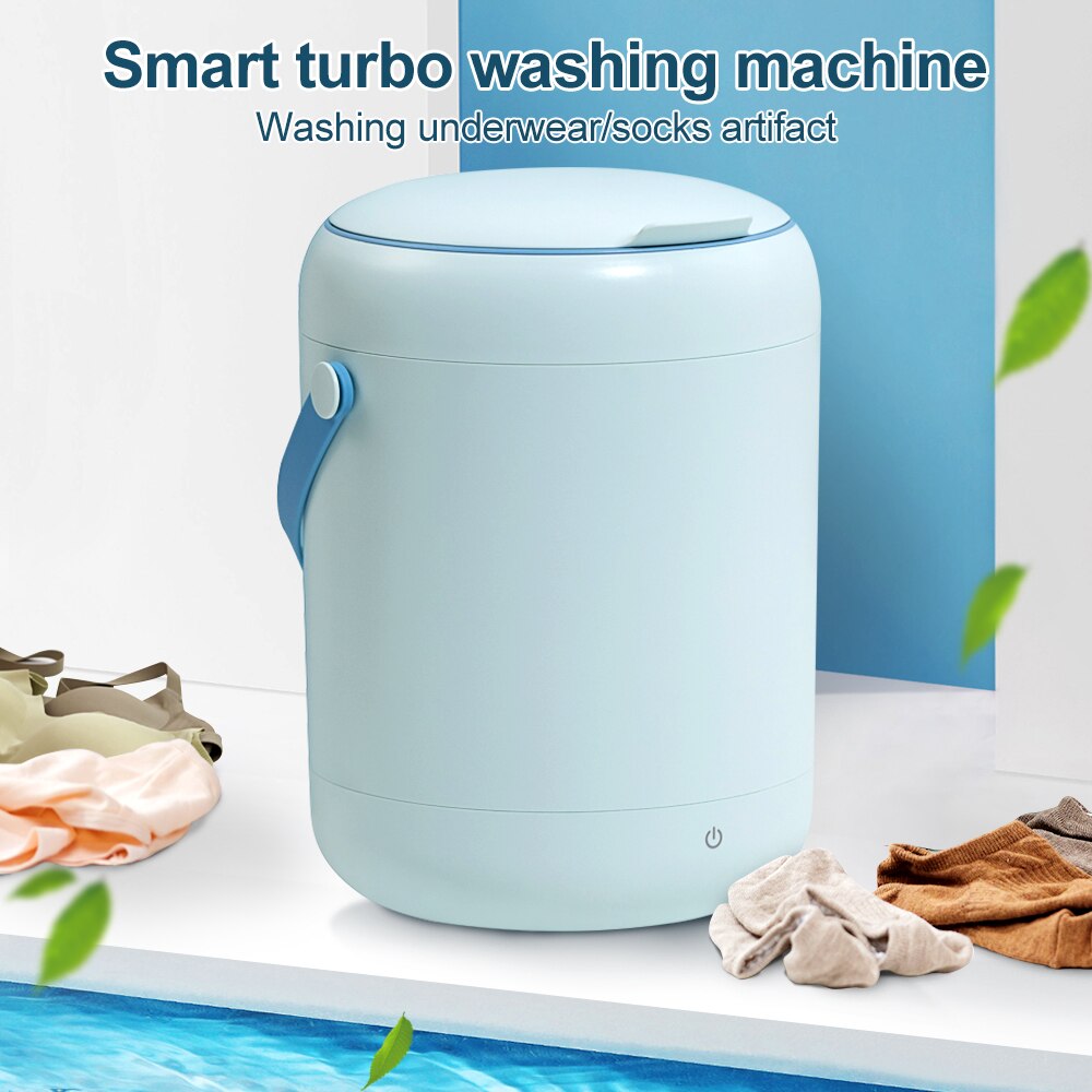 Xiaomi-Mini lavadora ultrasónica de 2,8 l, para ropa interior de calcetines, lavadora antibacteriana