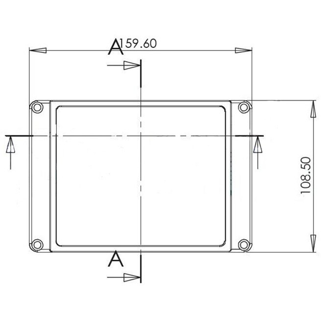 Caja de instrumentos de Proyecto de plástico a prueba de agua 160x110x90mm (L * W * H) DIY