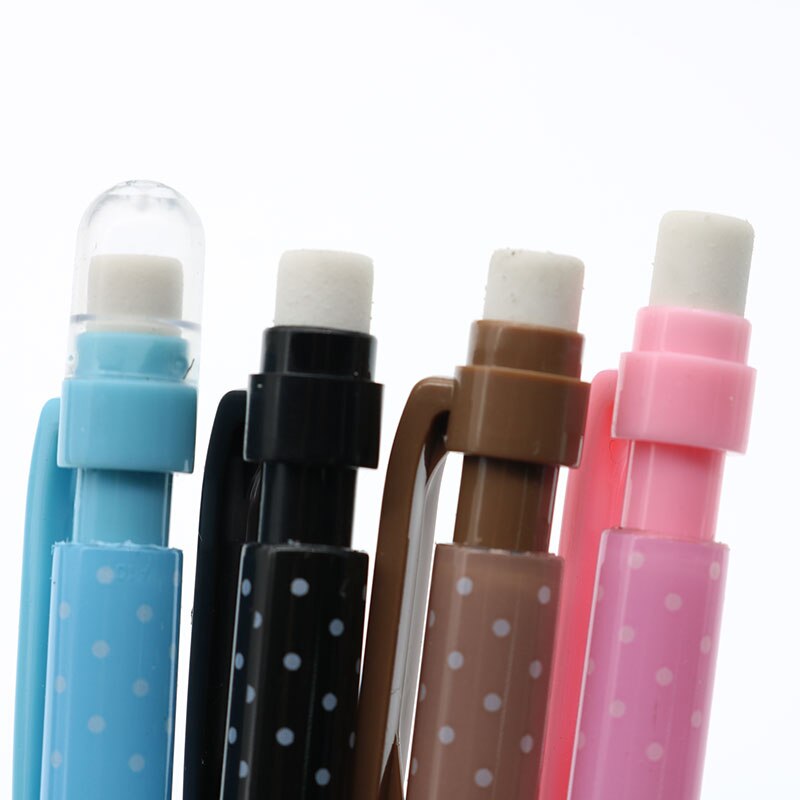 Lápices mecánicos de dibujos animados para niños y estudiantes, material de papelería para escuela y oficina, 0,7mm, 4 Uds.