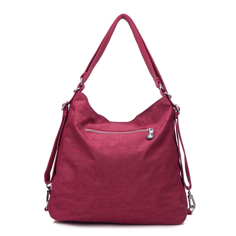 JINQIAOER-Bolso de mano de nailon para mujer, bandolera doble de , resistente al agua, de