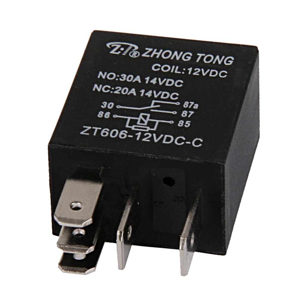 Auto Truck Voertuig Automotive Dc 12V 20A/30A Spdt Relais Relais 5 Pin 5 P