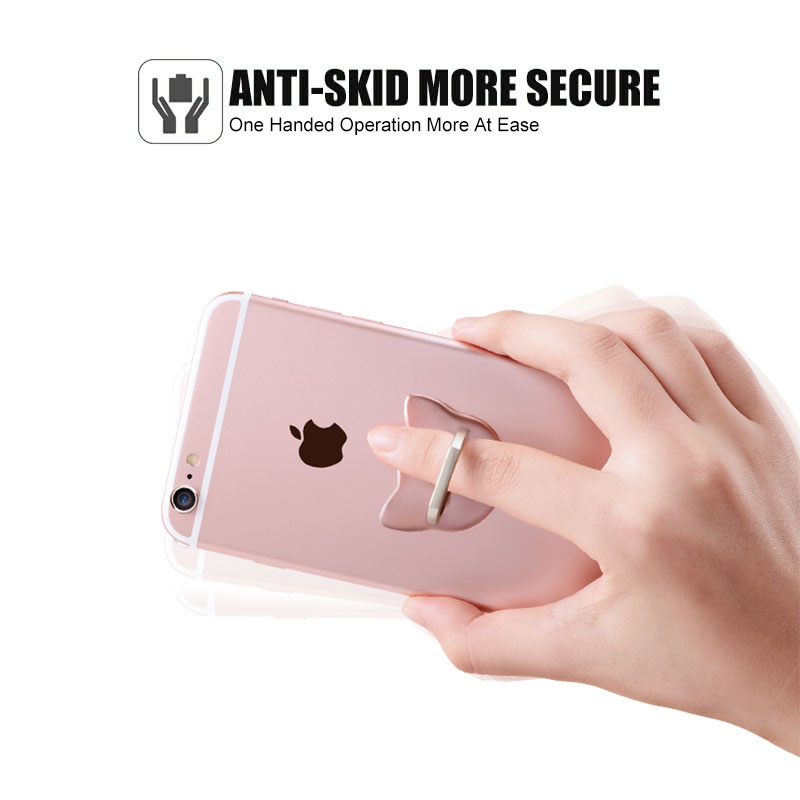 Finger Ring praktisch Smartphone Ständer Halfter praktisch Clever-Runde Telefon Ring transparent Katze Halfter Herz Buchse Auto Halterung Ständer