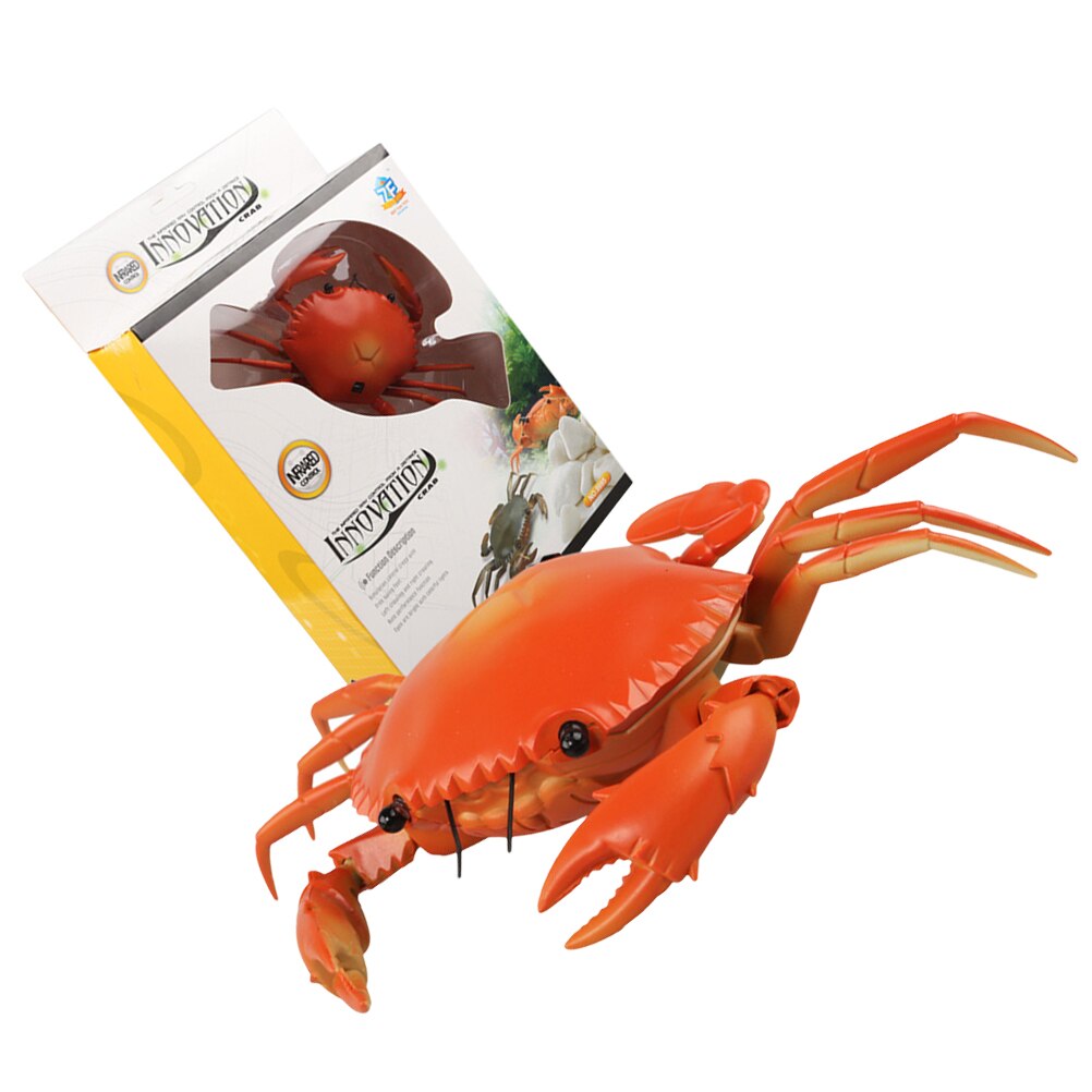 1 Set Electric RC Crab Simulation Animal Prank Prop for Party Gathering: Red