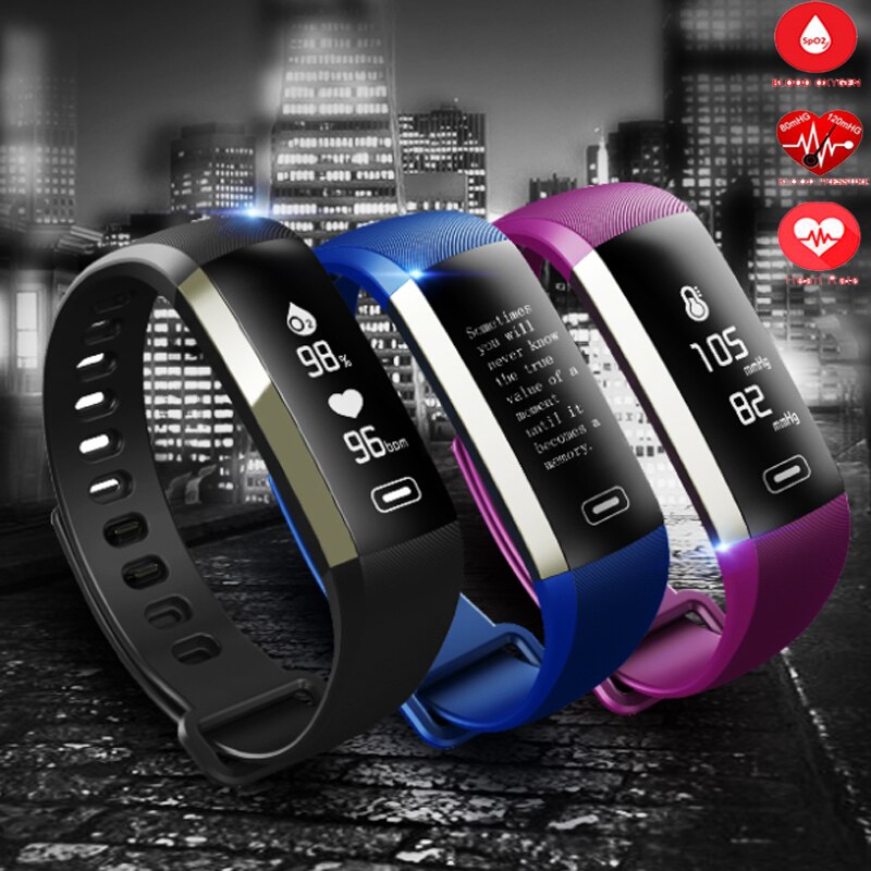 M2 Pro Smart Polsband Armband Fitness Tracker Bloeddruk Zuurstof Oximeter Passometer Hartslag Tracker App Voor iOS Android