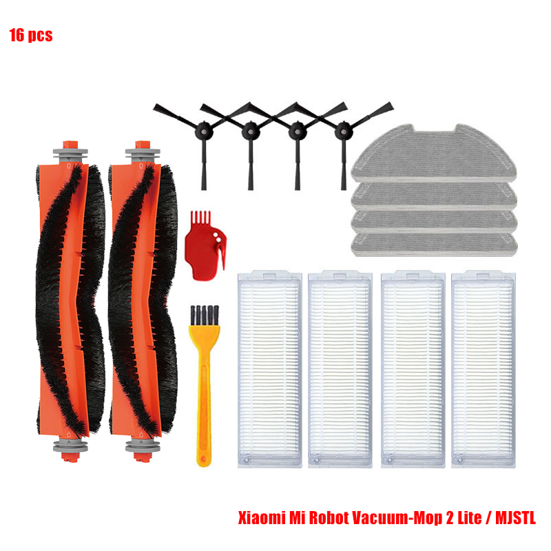 For XiaoMi Mi Robot Vacuum Mop 2 Lite / 2 Pro / MJSTL / MJST1SHW Main Side Brush Hepa Filter Mop Colth Spare Parts Accessories: MULTI