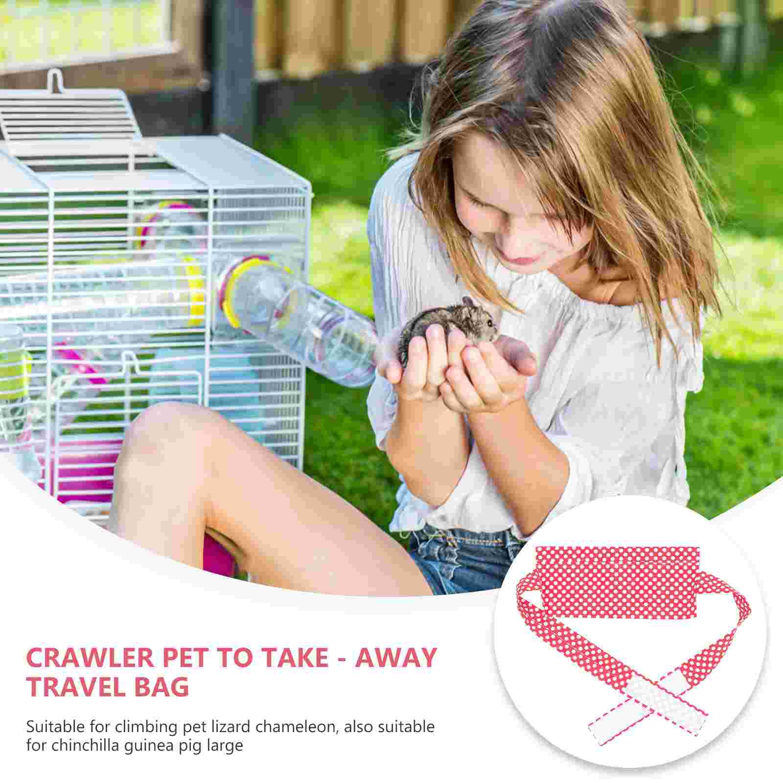 Reptile Travelling Pouch Lizard Carrying Pouch Pet Reptile Carrying Bag