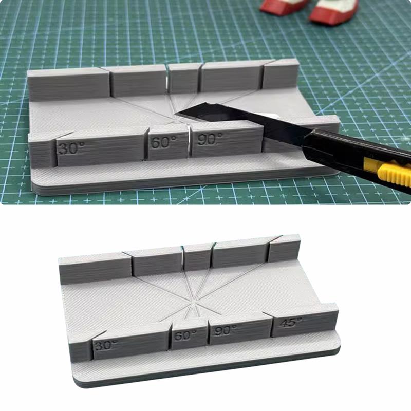 Multi-hoekig modelbouwgereedschap snijhulpmiddel 30 ° /45 ° /60 ° /90 ° hoeksnijder modelbouwgereedschap diorama bouwpakket modelbouw hobbygereedschap