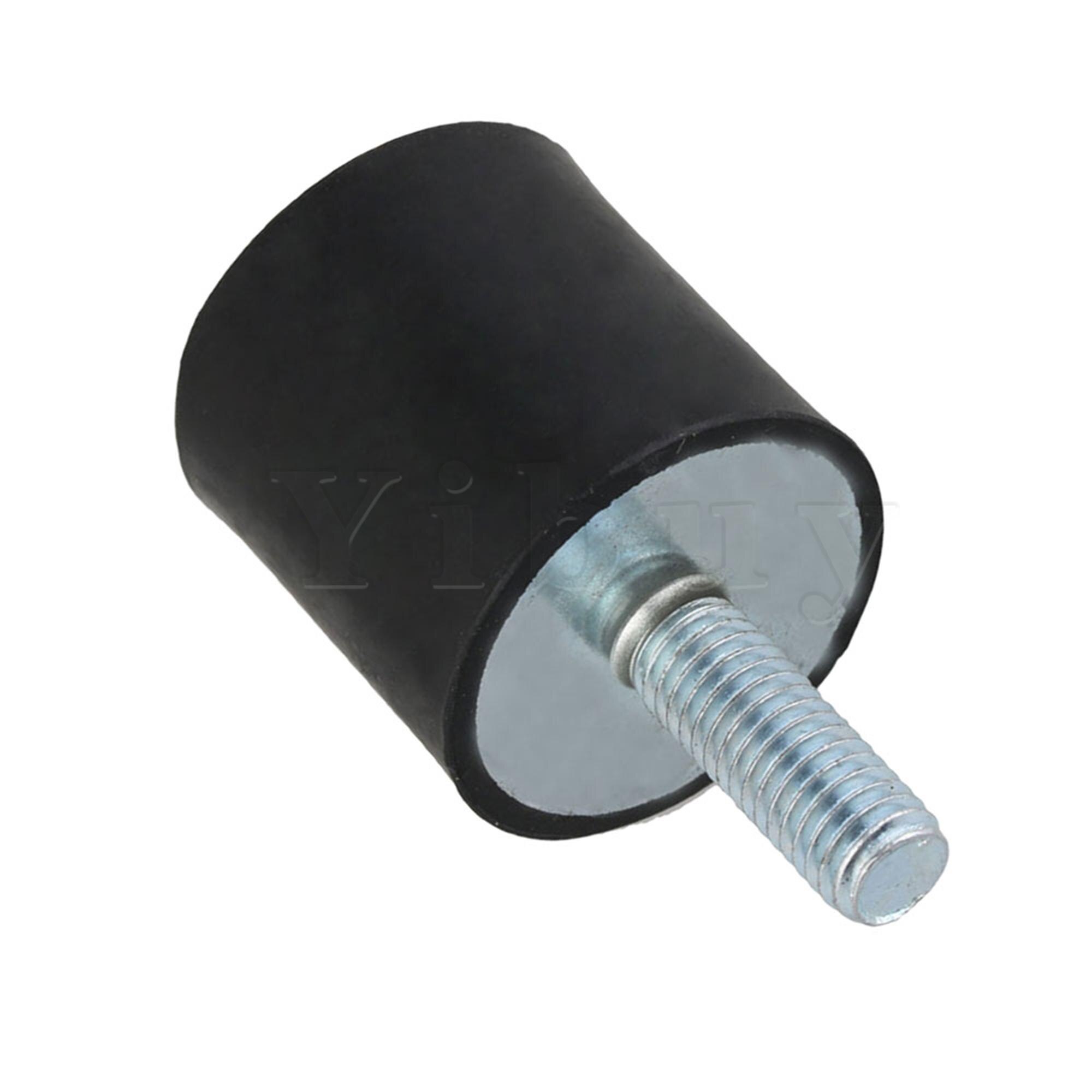 2pcs 30x30mm Rubber Isolator Mounts Shock Absorber M8 External Thread