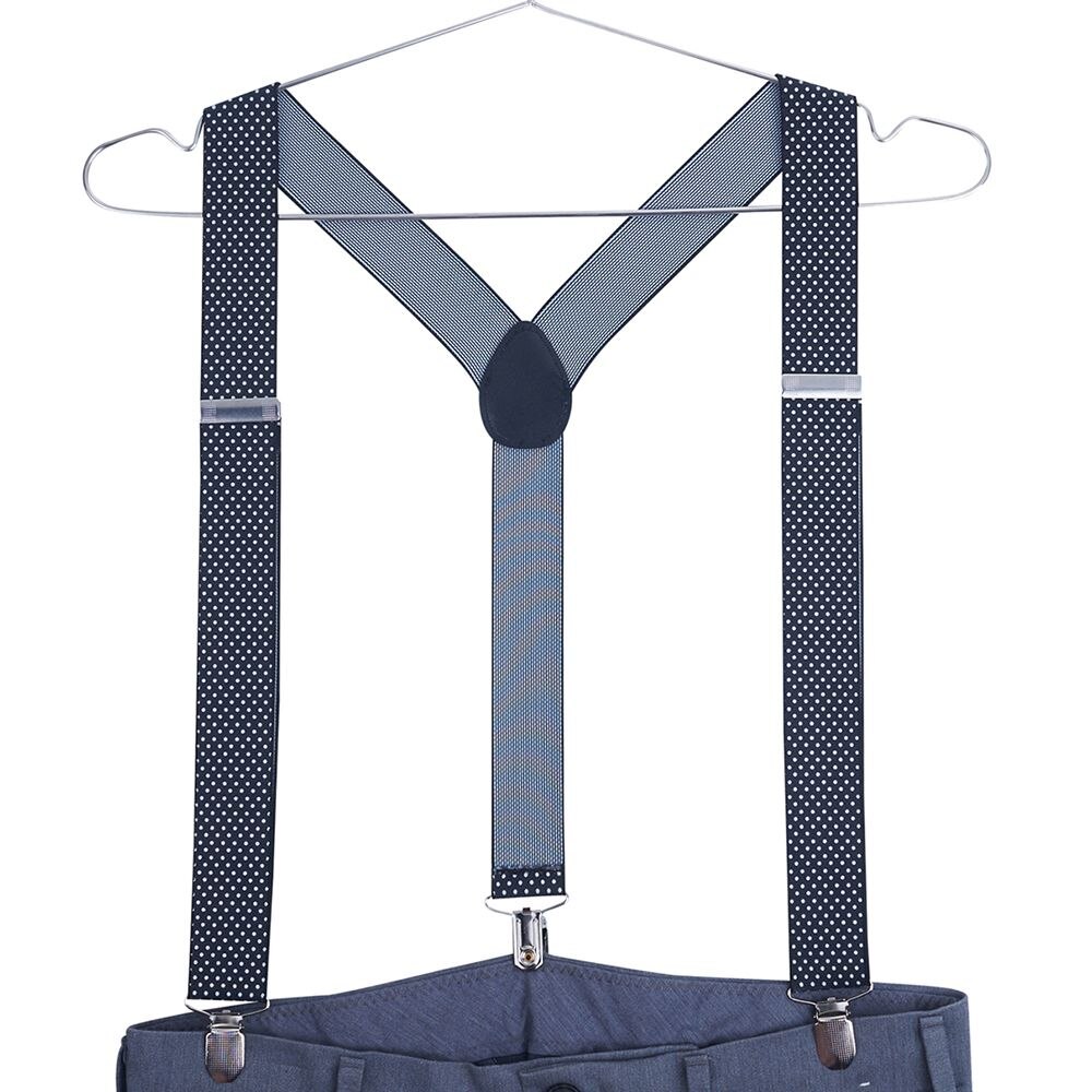 Yienws Suspensorio Heren Bretels Y-back 3 Clip Jacquard Bretels Mannelijke Knop Broek Bretels Breed 3.5*105 cm tirantes YiA107: 4