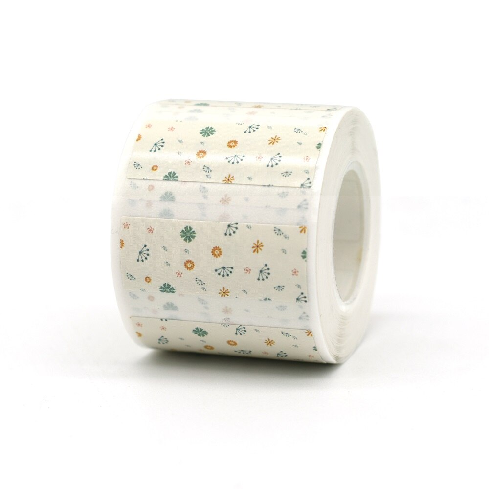 30 * 12 Mm Various Models Cute Thermal Label Roll Typeable Washi Tape Beautiful Mark Sticker For EQ11 Mini Thermal Label Printer: Flowers