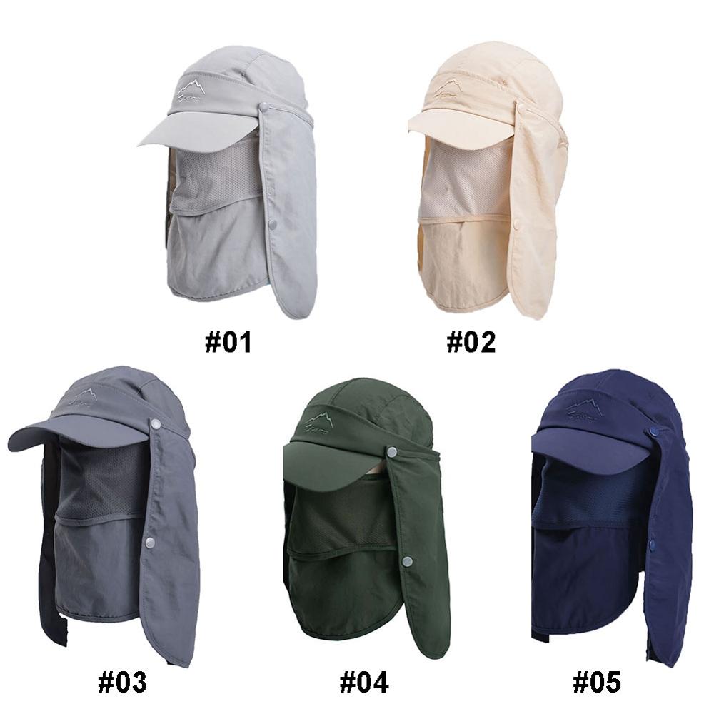 Outdoor Flap Caps Snel Droog 360 Graden Bescherming Zonnescherm Ademend Waterbestendig Oor Neck Cover Sportkleding Accessoires