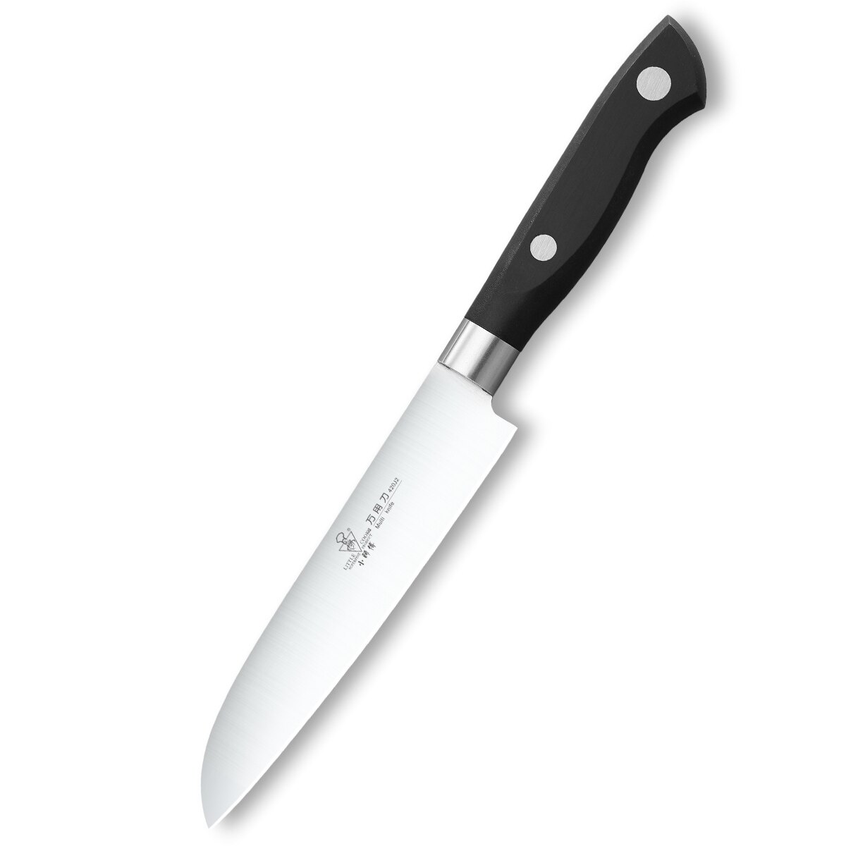 Little cook 5-- delige keukenkoksmessenset met vaste tang, scherp vleesmes, handgemaakte groentesnijder, kookgereedschap: Stanleymes