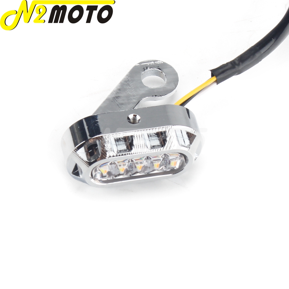 Mini clignotant LED CNC pour Harley Sportster 883, 1200, 48, 72, Super Low Roadster 2004 –