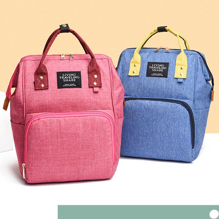 Baby Pflege Kinderwagen Tasche Multi Funktion Große Kapazität Windel Tasche Organizer mit Ändern Pad Rucksack Mutter Tasche