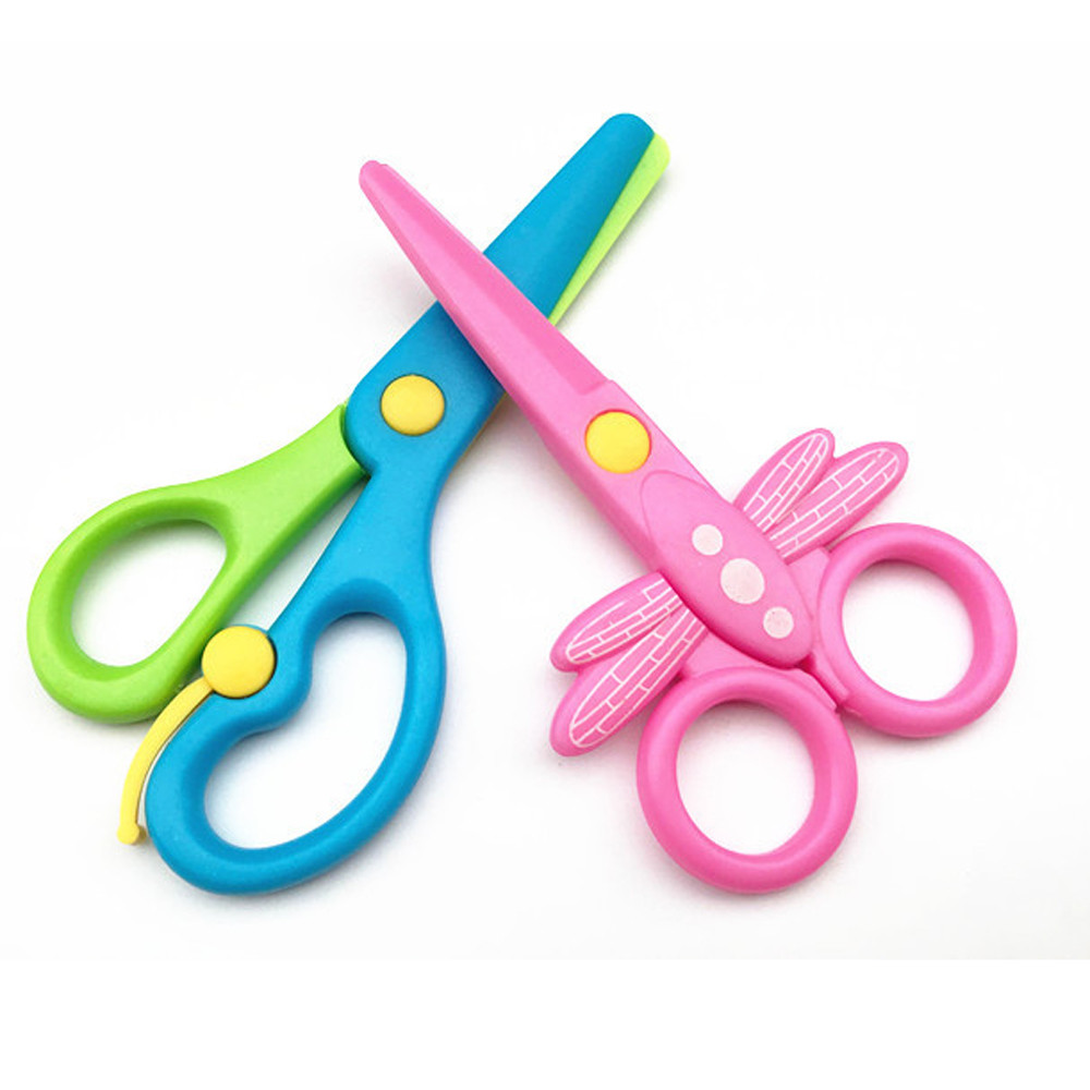 kids children Safety scissors Paper cutting Plastic scissors Children's handmade toys toys for children jouet fille