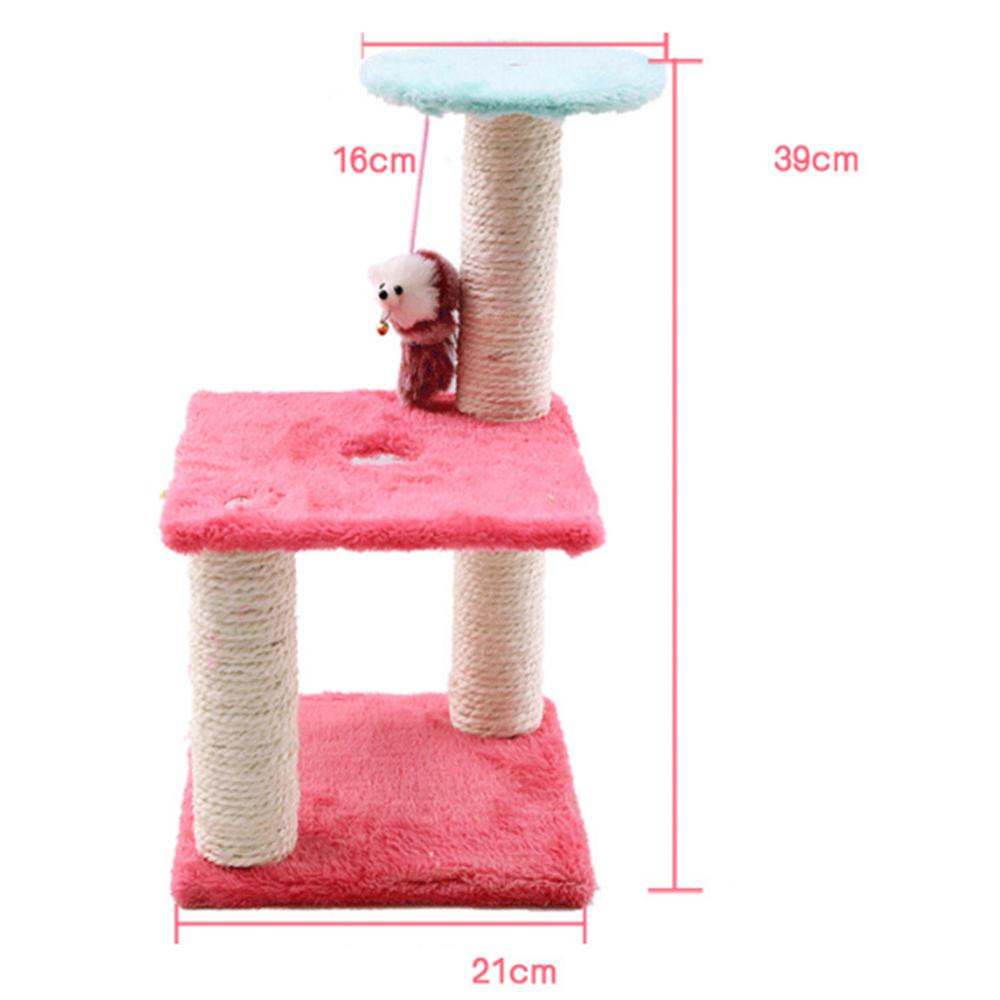 Cat Scratcher Tree for Cats Scratching Post Mouse Plush Cat Climbing Frame Toy Scratch for Cats Furniture Pet Products: 1