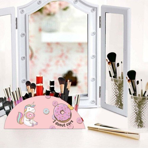 Notpa Hout Eenhoorn Desktop Pen Houder Pen Case Organizer Voor Kinderen Regenboog Hout