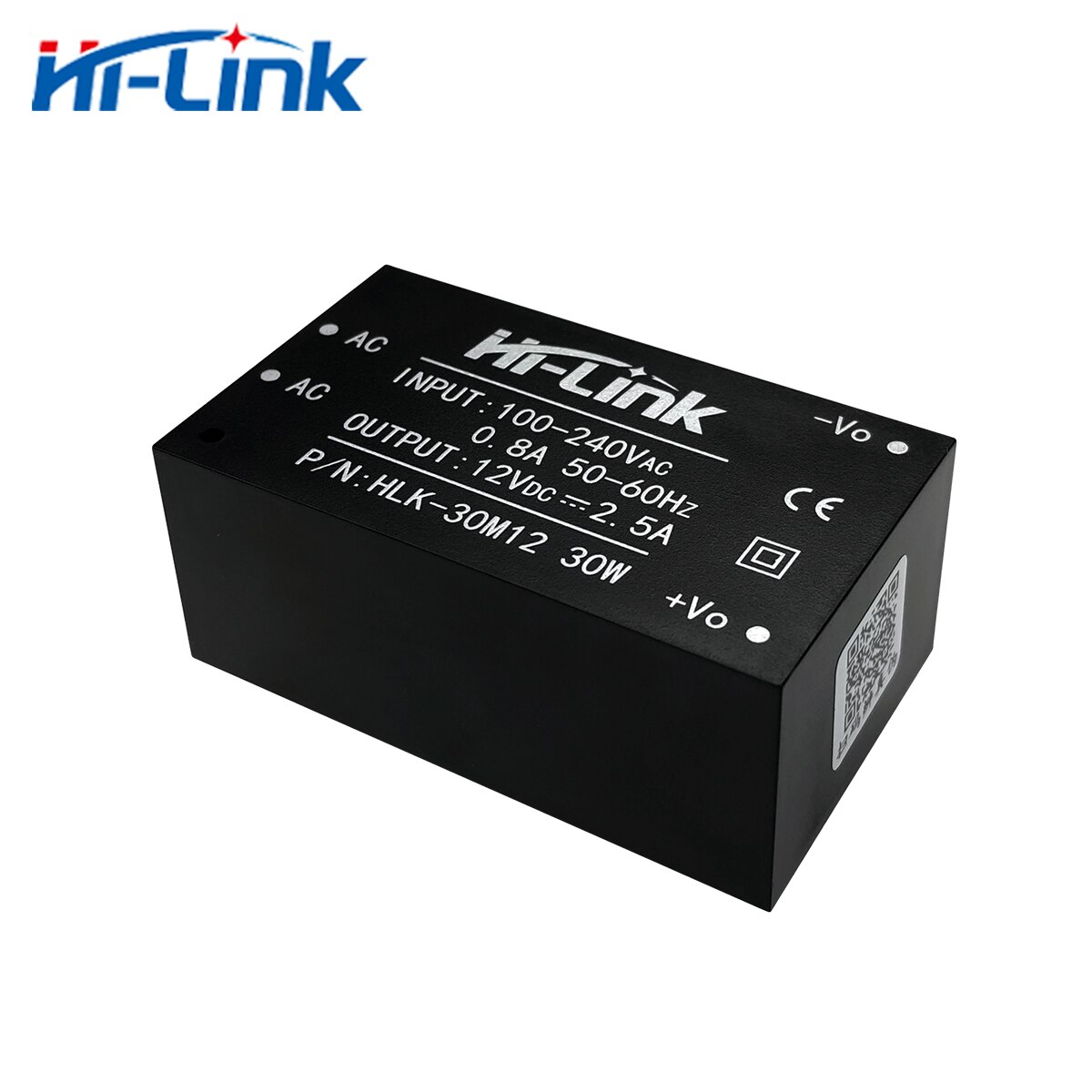 Hi-link 220v 5v/9v/12v/15v 30w ac dc eristetty kytkentä alas virtalähdemoduuli ac dc muunnin: Hlk -30 m 12