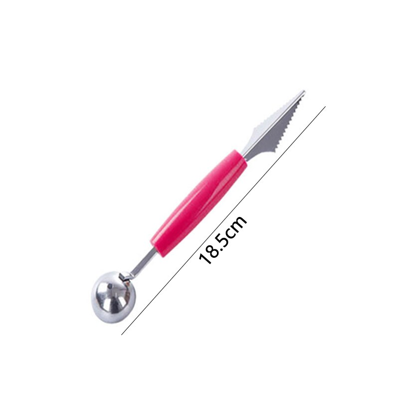 Double Head Fruit Platter Carving Tools Fruit Knife Apple Divider Multi Function Fruit Cutting Digging Ball Spoon