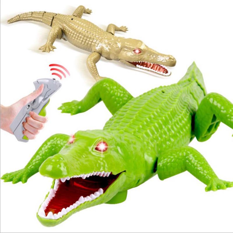Infrared Remote Control Simulation Crocodile Realistic Electronic Animal Model A2UB