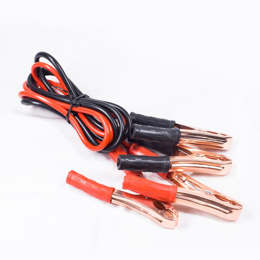 2.2M 500A Auto Batterij Emergency Kabel Jump Start Firing Line Power Draad Koper Clip Klem Boost Cord (zwart En Rood)