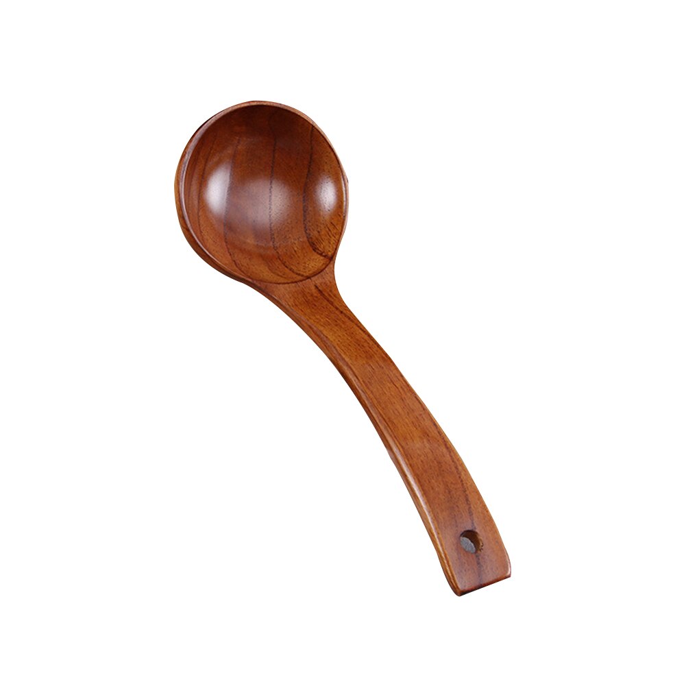 Helppo puhdistaa keitto koti puuro ravintola kaareva kahva ruoanlaitto vempaimia keittiötyökalut roikkuvat astiat puulusikka: Suuri